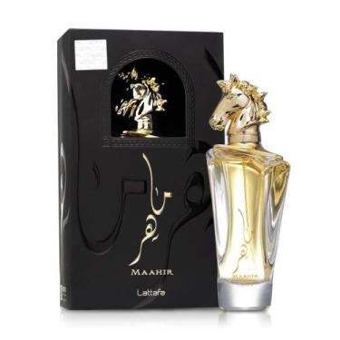 Imagem de Perfume Árabe Lattafa Maahir Eau de Parfum 100ml  Importado Luxuoso, M