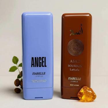 Imagem de Kit Creme Hidratante Corporal Asad Bourbon E Angel 200ml Angel asad - 
