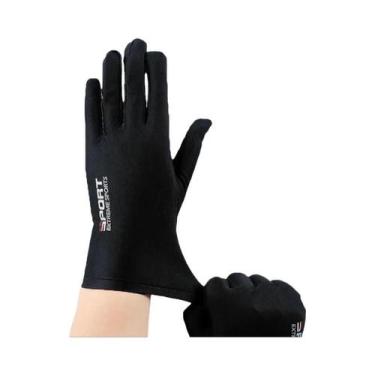 Imagem de Luvas Masculinas De Verão Com Proteção Solar Em Seda Gelada, Respiráve