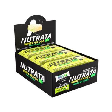 Imagem de Barra de Proteína Nutrata Grego Whey Torta de Limão 40g 12 Unidades, T