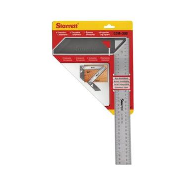 Imagem de Esquadro Starrett Cabo Alumínio 30cm 12"