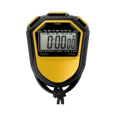 Imagem de Cronômetro Digital À Prova d'Água Com LCD, Timer, Cronógrafo Portátil 