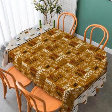 Imagem de Toalha De Mesa Oxford Decorativa Para 6 Cadeiras 2,10mx1,40 Estampa Ca