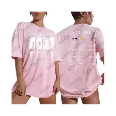Imagem de Camiseta Unissex Oversized De Algodão Preta Com Estampa Gráfica World 
