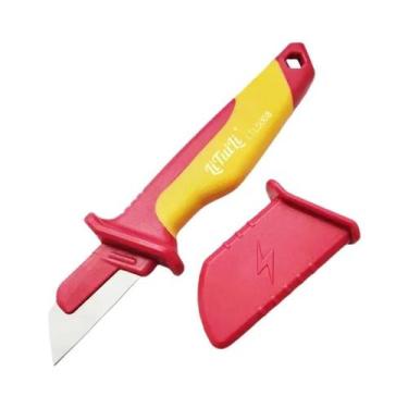 Imagem de Faca Isolada Para Eletricista LiTuiLi, Desencapador De Cabos, Cortador