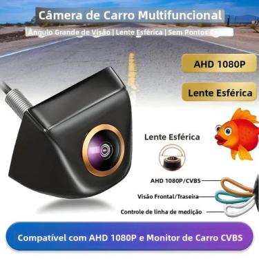 Imagem de Câmera De Ré Para Carro 1080P 170 graus graus Lente Fisheye AHD CVBS C