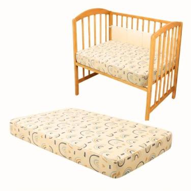 Imagem de Colchão Berço Cercadinho Chiqueirinho Click Baby 60x90x10cm - LUCKSPUM