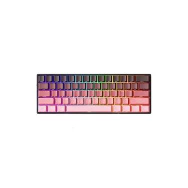 Imagem de Teclado Magnético Akko Monsgeek Fun60 Max Tri-mode Black/pink
