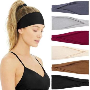 Imagem de Faixa Cabeça cabelo Corrida Academia Yoga Headband Ciclismo - - anjo d