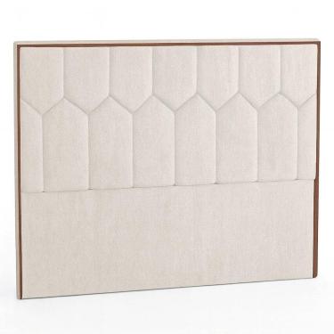 Imagem de Cabeceira Cama Box Casal 140 Cm Aura Linho Cru - Nexta Casa
