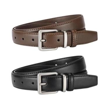 Imagem de Cinto Feminino Macio Com Fivela Larga, Moda Tendência Para Saias E Cal