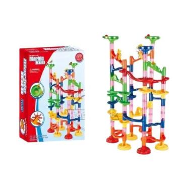 Imagem de Brinquedo De Montar Pista De Bolinhas 3D Para Crianças, Labirinto De B