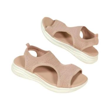 Imagem de Sandálias Casuais De Verão Confortáveis Para Mulheres, Estilo Romano E