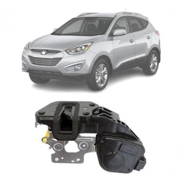 Imagem de Fechadura Elétrica de Porta Dianteira Esquerda Modelo F103 para Hyundai Tucson Após 2005 com Trava Universal