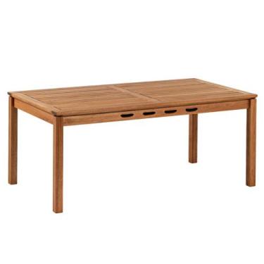 Imagem de Mesa de Jantar Madeira Retangular 180cm Trammare C07 Corda Preta - Lya