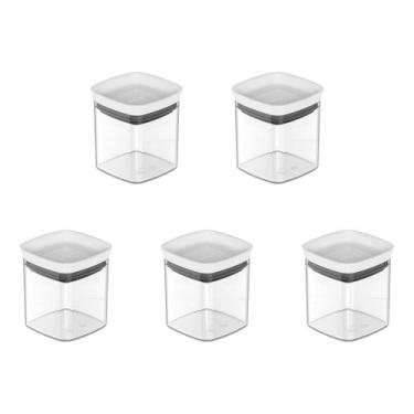 Imagem de Kit de potes herméticos Ou 5 peças 150ml Linha Block