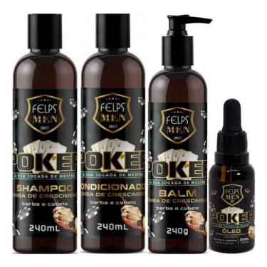 Imagem de Kit Felps Men - Sh. + Condicionador + Balm 240ml + Óleo 30ml
