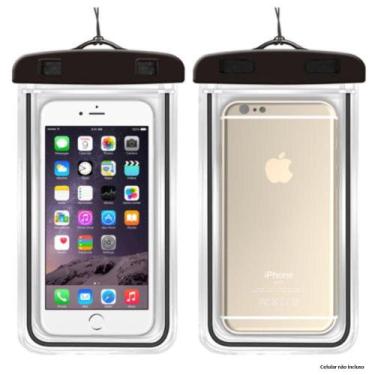 Imagem de Capa a Prova DAgua para Celular Smartphone Galaxy Preta - Kimaster