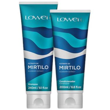 Imagem de Kit Mirtilo 1 Shampoo 240ml 1 Condicionador 200ml Lowell