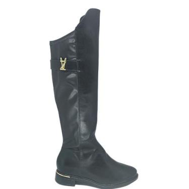 Imagem de Bota Montaria Feminina Cano Longo - Vizzano, Preto, 36