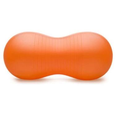 Imagem de Bola Pilates Fisio Feijao Laranja 45cmx90cm Hidrolight