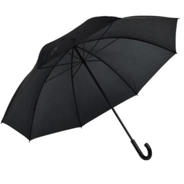 Imagem de Guarda Chuva Amplo Armação Firme Automático Preto - Preto