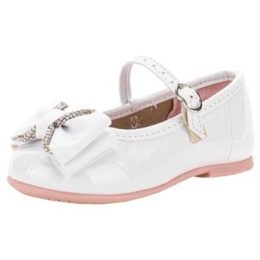 Imagem de Sapatilha infantil baby molekinha 21061059, Branco, 17