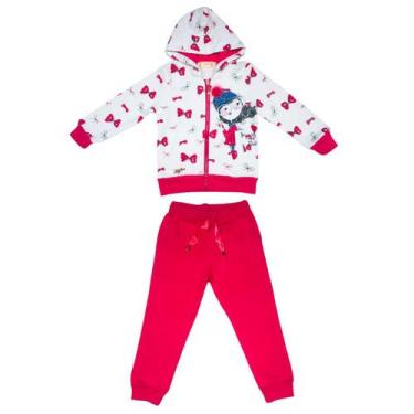 Imagem de Conjunto Infantil Menina Moletom Inverno  - Kiki & Mily, 4, Rosa