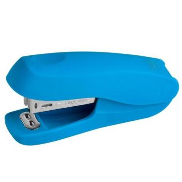 Imagem de Grampeador Emborrachado Colorido Neon Base 10,7cm Grampos 26/6 - 24/6 
