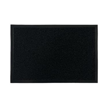 Imagem de Kapazi Tapete Sanitizante 40x60cm Preto 6mm Antiderrapante Antibacteriano Ideal para Entradas