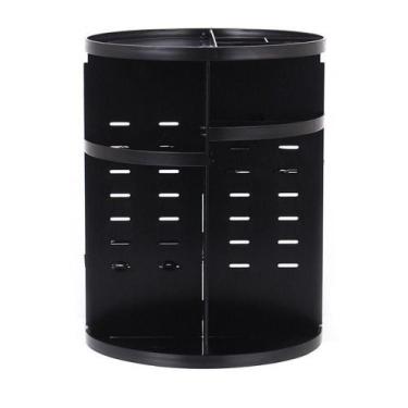 Imagem de Organizador Giratório Porta Maquiagem, Cosméticos E Acessórios Preto O