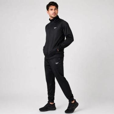 Imagem de Conjunto Agasalho e Calça Speedo Basic Sports Masculino Preto, Preto, 