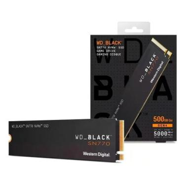 Imagem de Nvme 500GB M.2 2280 Pcie 4.0 WD Black SN770 5000mb/s - Western Digital