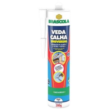 Imagem de Veda Calha Universal Cinza 280g Brascola