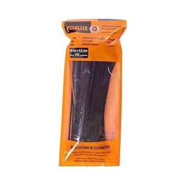Imagem de Abraçadeira Nylon PT 20cm x 3,5mm com 100 Peças Foxlux