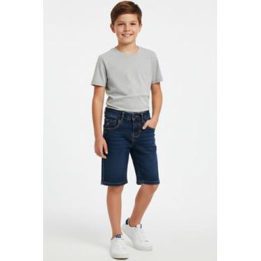 Imagem de Bermuda Menino Jeans com Bolso Ogochi, Jeans médio, 8