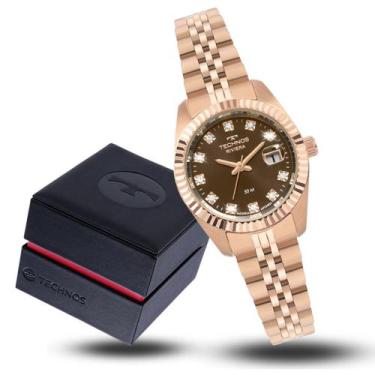 Imagem de Relógio Feminino Technos Riviera Classic Rosê Original NF