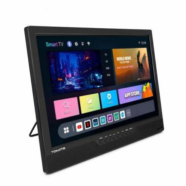 Imagem de TV Portátil 19 Polegadas Smart Android com Antena Digital HDMI USB Blu