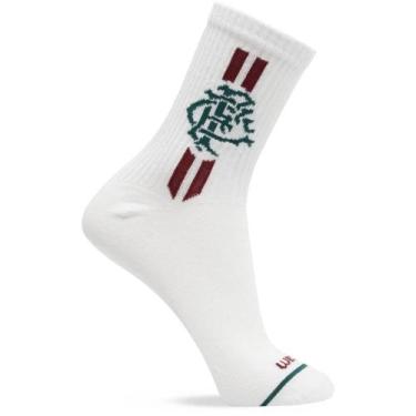 Imagem de Meia Masculina Esportiva Fluminense Cano Médio Algodão Rikam, 47400, 0