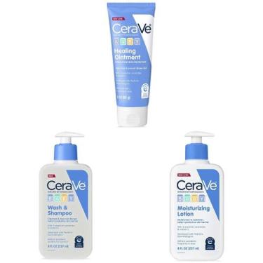 Imagem de CeraVe Pomada Curativa para Bebês 85 g  Creme para Assadura de Fralda