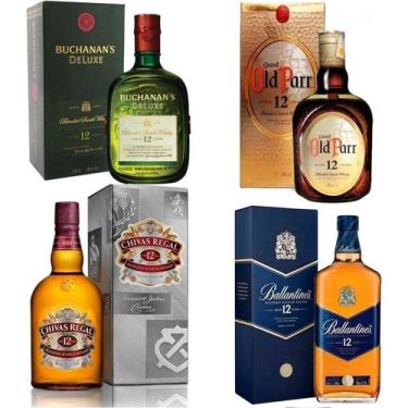 Imagem de Whisky Chivas Regal + Ballantine's + Buchaman's + Old Parr