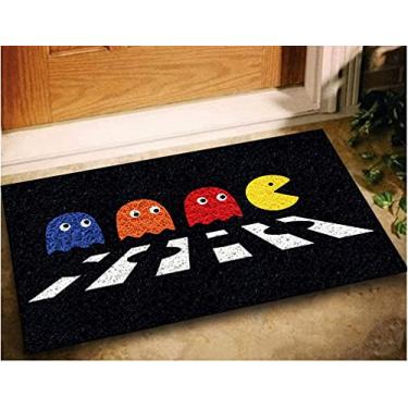 Imagem de Tapete Capacho Pac-Man Game 60x40 Casa Entrada Lar Jogos
