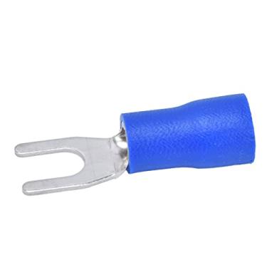 Imagem de LiebeWH 50 Pcs Terminal de Garfo Isolado 14-12AWG Tipo U Terminal de Fio Conjunto de Conector de Crimpagem de Fio Elétrico para Equipamento SV3.5-4