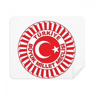 Imagem de Pano de limpeza com emblema nacional da Turquia, 2 peças, tecido de camurça