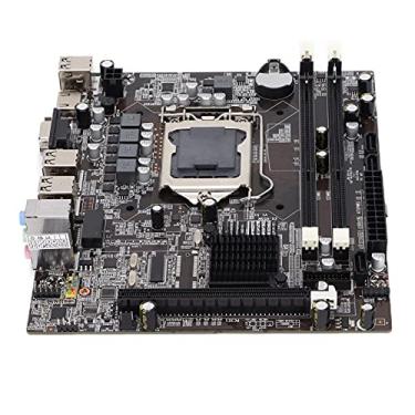 Imagem de Placa-mãe para desktop, Intel H55 DDR3 Gaming placa-mãe para LGA 1156 CPU para Intel Core i7/Core i5/Core i3, 2 × DDR3 DIMM, SATAII, PCI-E, VGA HDML