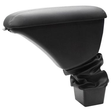 Imagem de Apoio Encosto Descanso Braço Couro Preto Wrv New Fit 2016 à 2019 Costura Preta Sofisti Car HD10000