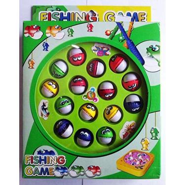 Imagem de Brinquedo Pega Peixe Pesca Maluca 15 Peixes - 3 Jogadores