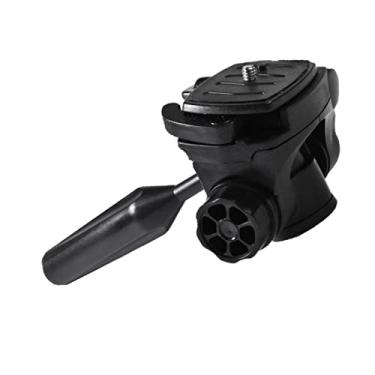 Imagem de Baoblaze Ajuste de precisão da cabeça do tripé da câmera 360 graus Acessórios pretos Panorama Adaptador de montagem de liberação rápida para monopé de câmera de vídeo