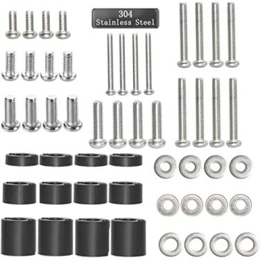 Imagem de Coret Kit universal de ferragens para montagem de TV, compatível com LG, Sanyo, Haier e mais, suporte de parede, inclui parafusos M4, M5, M6, arruelas e espaçadores