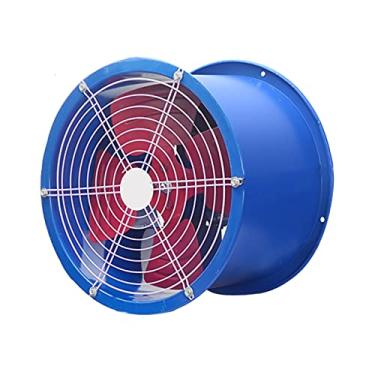 Imagem de Fã exausto Ventilador axial com suporte de motor de alta potência Fazendão comercial fã de escape de escape poderoso ventilador de ventilação Ventiladores de ventilação (Size : 12 inches)